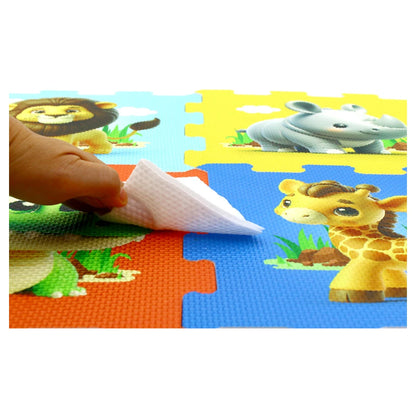 Sunta Printed Puzzle Mat Safari Animal (8 Pcs)