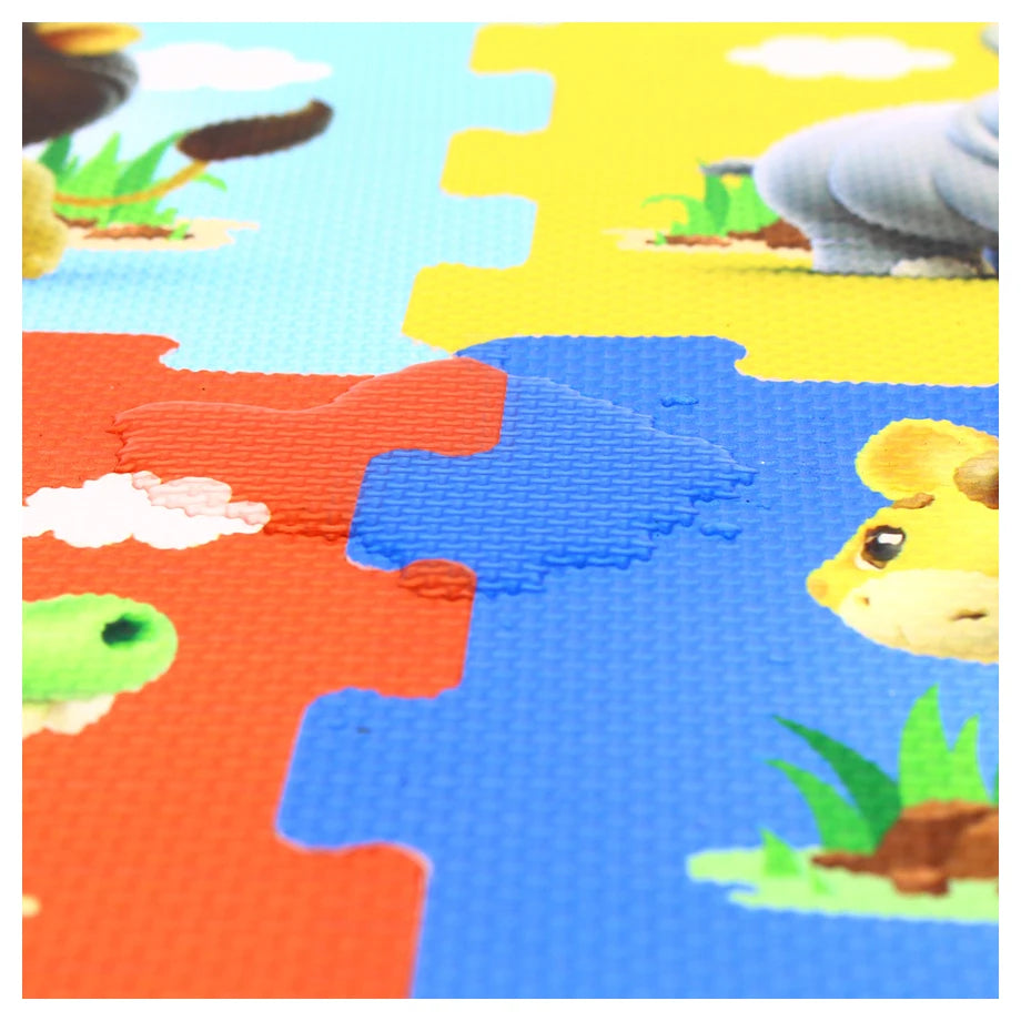 Sunta Printed Puzzle Mat Safari Animal (8 Pcs)