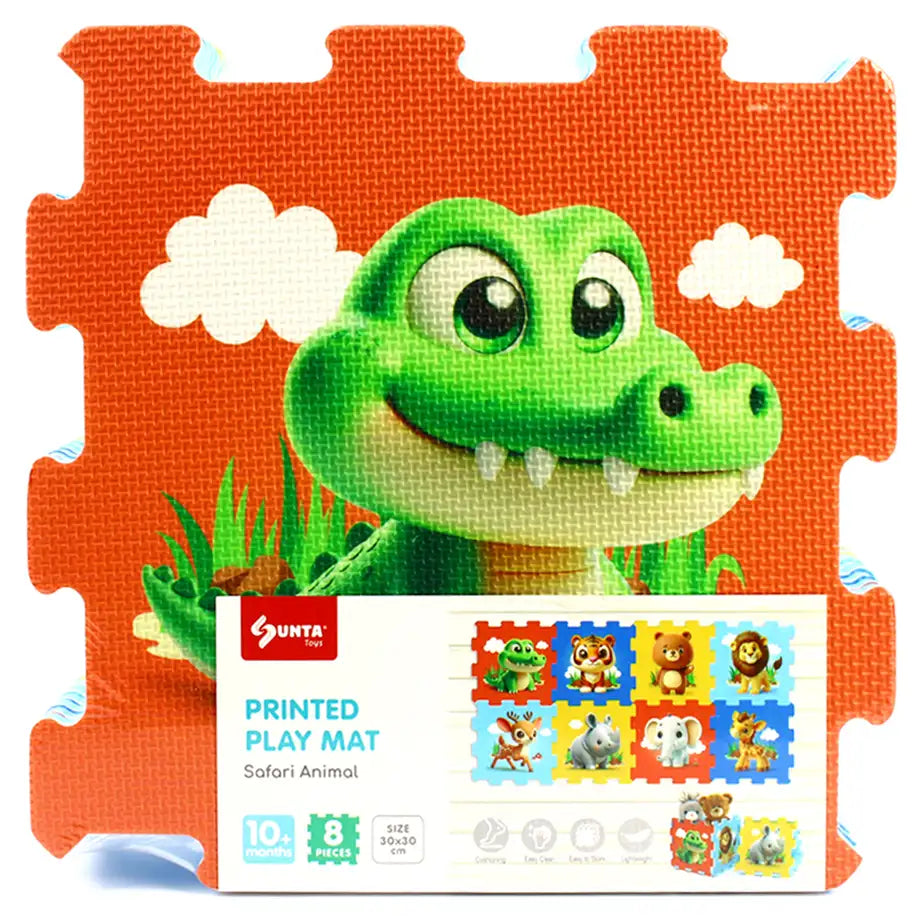 Sunta Printed Puzzle Mat Safari Animal (8 Pcs)