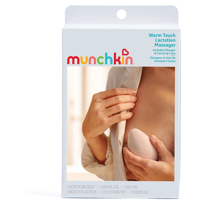 Munchkin Lactation Massager with Heat & Vibration (Compact, Waterproof)