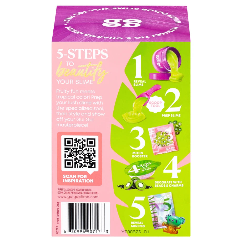 Moose GuiGui Slime Single Pack 7PC CDU (Season 2)