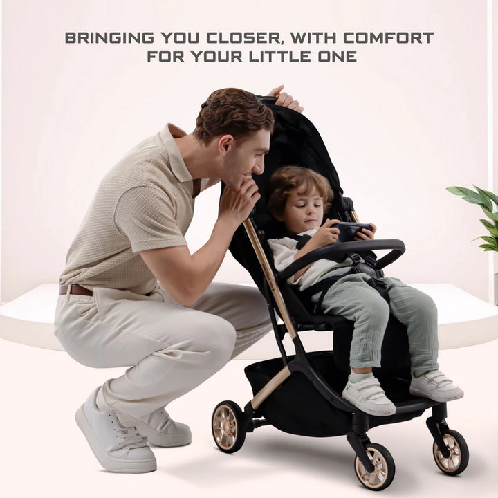 Neobreez Neolite Ultra-Compact Cabin Size Travel Stroller (Black)