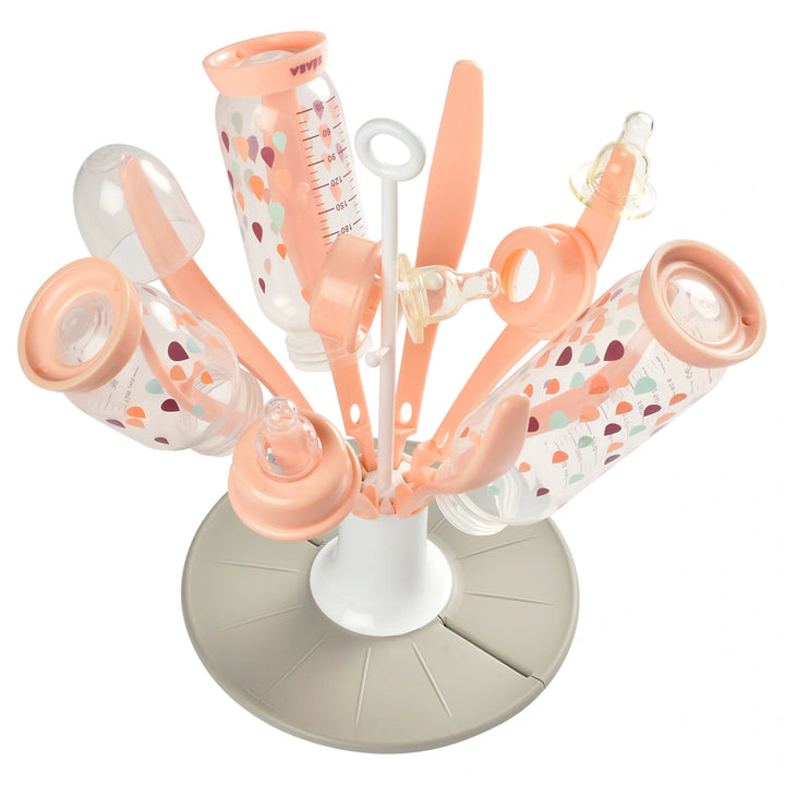 Beaba Flower Foldable Draining Rack (Pink)