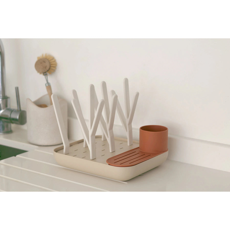 Beaba Forest Draining Rack (Terracotta/Clay)