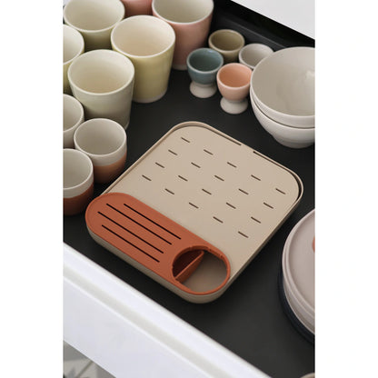 Beaba Forest Draining Rack (Terracotta/Clay)