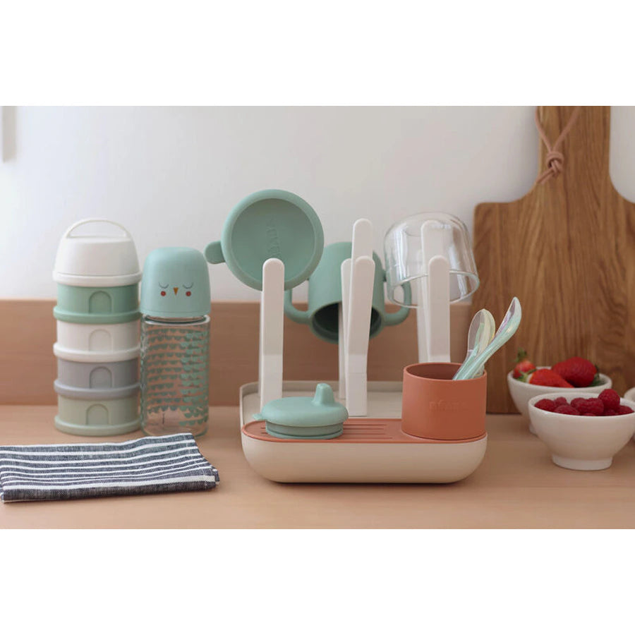 Beaba Forest Draining Rack (Terracotta/Clay)