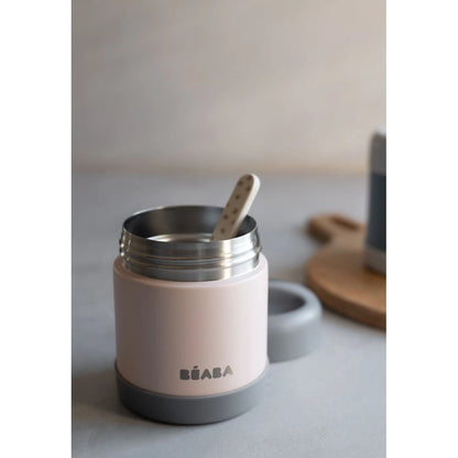 Beaba Thermo Portion 300ml (Dark Mist/Light Pink)