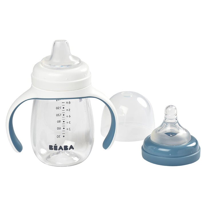 Beaba 2-In-1 Learning Cup Windy (Blue)