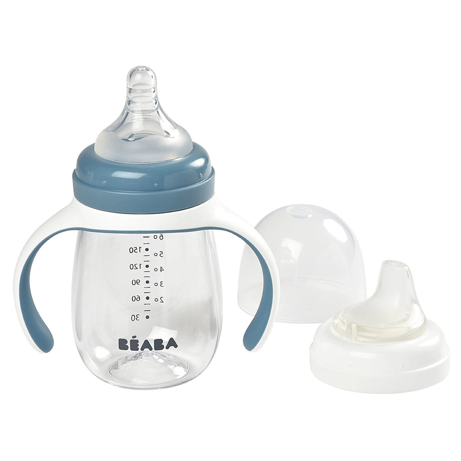 Beaba 2-In-1 Learning Cup Windy (Blue)
