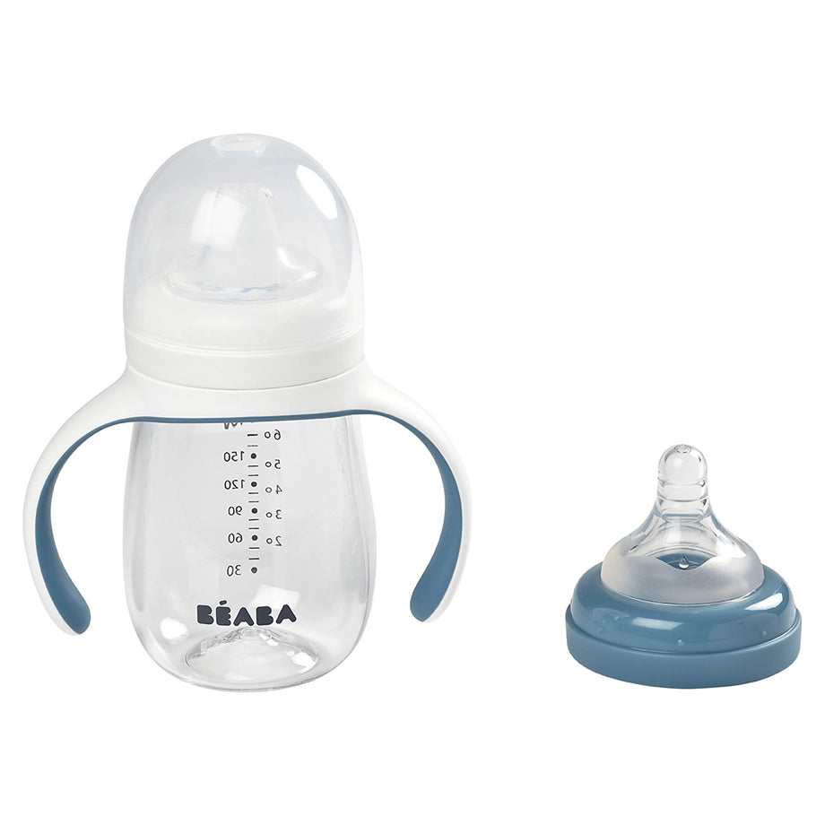Beaba 2-In-1 Learning Cup Windy (Blue)