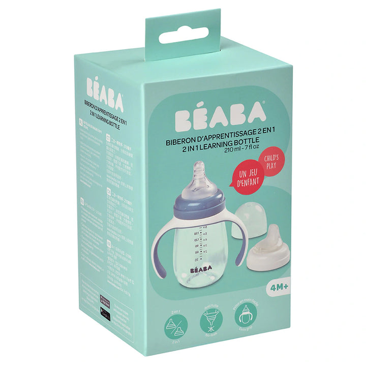 Beaba 2-In-1 Learning Cup Windy (Blue)