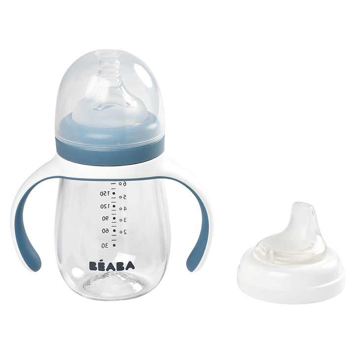 Beaba 2-In-1 Learning Cup Windy (Blue)