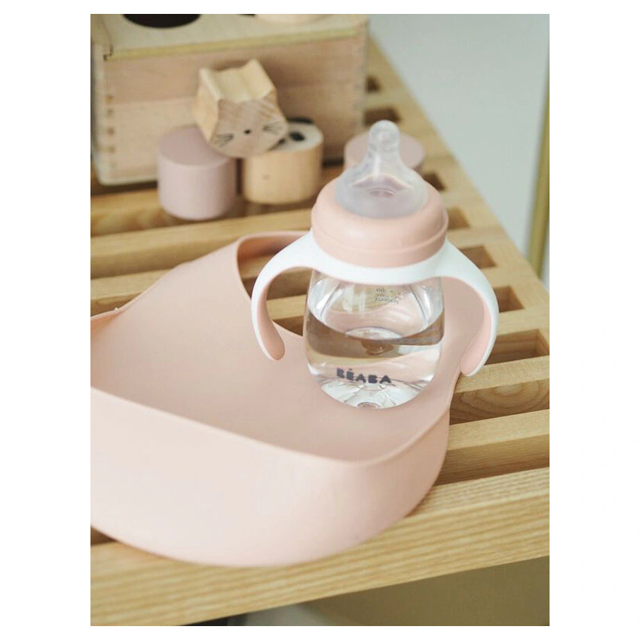 Beaba 2-In-1 Learning Cup (Old Pink)

