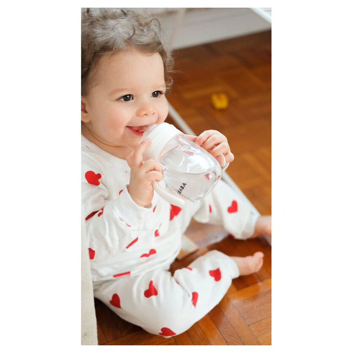 Beaba 2-In-1 Learning Cup (Old Pink)

