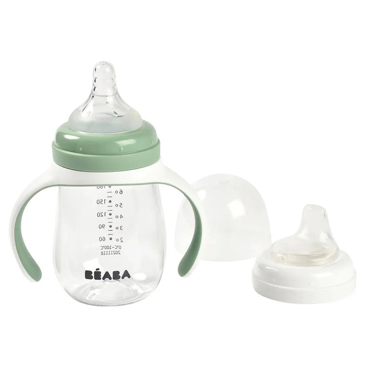 Beaba 2-In-1 Learning Cup (Sage Green)