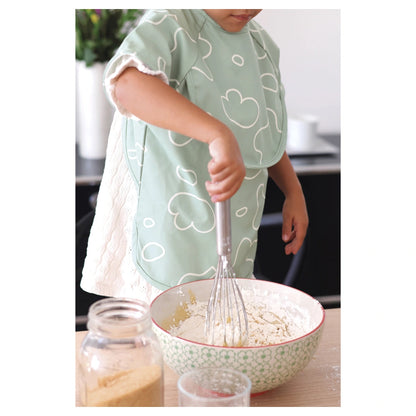 Beaba 2in1 Bib With Removable Sleeves (Sage Green)