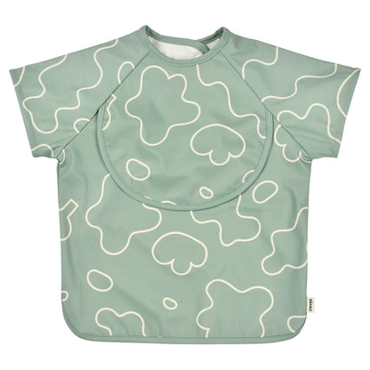 Beaba 2in1 Bib With Removable Sleeves (Sage Green)