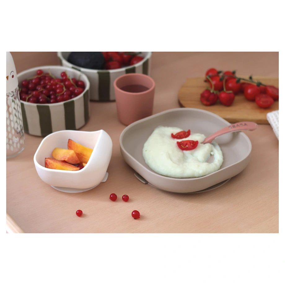 Beaba Silicone Meal Set 4 Pcs (Terracotta Gazelle)