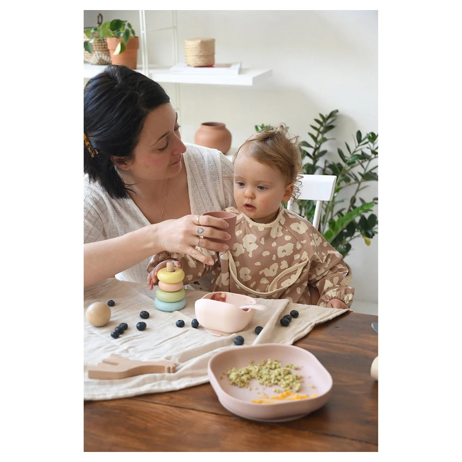 Beaba Silicone Meal Set 4 Pcs (Cotton Candy)
