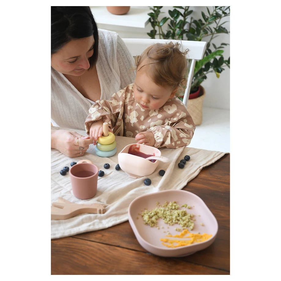 Beaba Silicone Meal Set 4 Pcs (Cotton Candy)