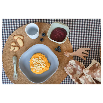 Beaba Silicone Meal Set 4 Pcs (Pebble)