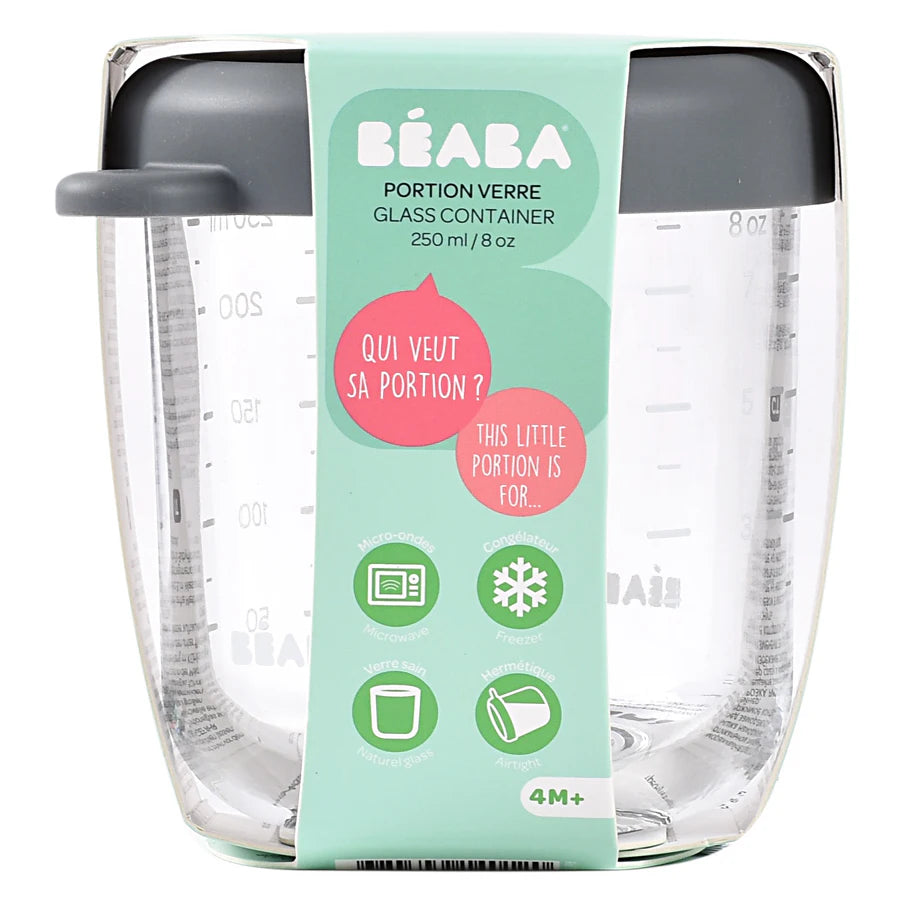 Beaba Conservative Glass Jars 250ml (Mineral)