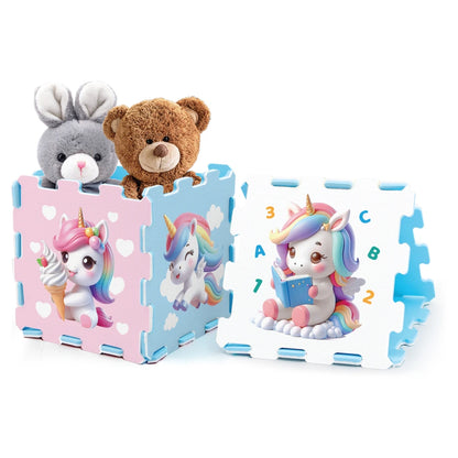 Sunta Printed Puzzle Mat Little Unicorn (8 Pcs)