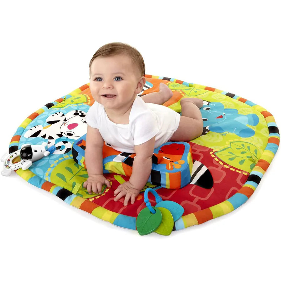 صالة الألعاب الرياضية Bright Starts Sys Spots & Stripes Safari صالة الألعاب الرياضية Bright Starts Sys Spots & Stripes Safari