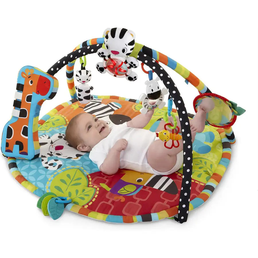 صالة الألعاب الرياضية Bright Starts Sys Spots & Stripes Safari صالة الألعاب الرياضية Bright Starts Sys Spots & Stripes Safari