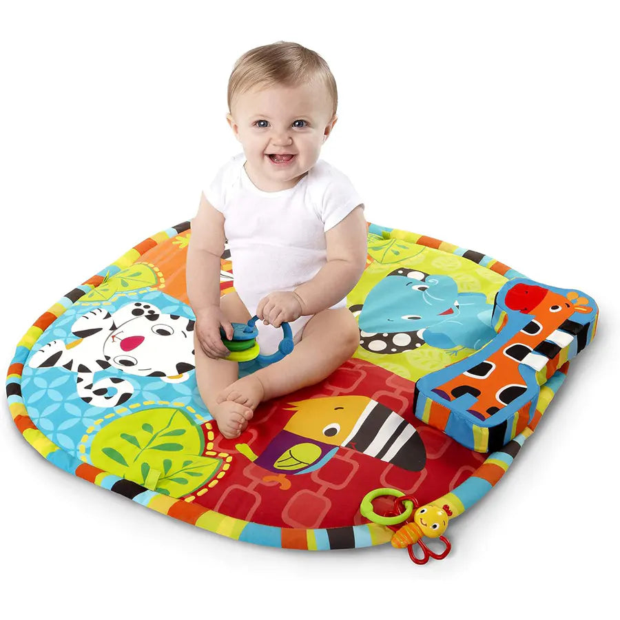 صالة الألعاب الرياضية Bright Starts Sys Spots & Stripes Safari صالة الألعاب الرياضية Bright Starts Sys Spots & Stripes Safari