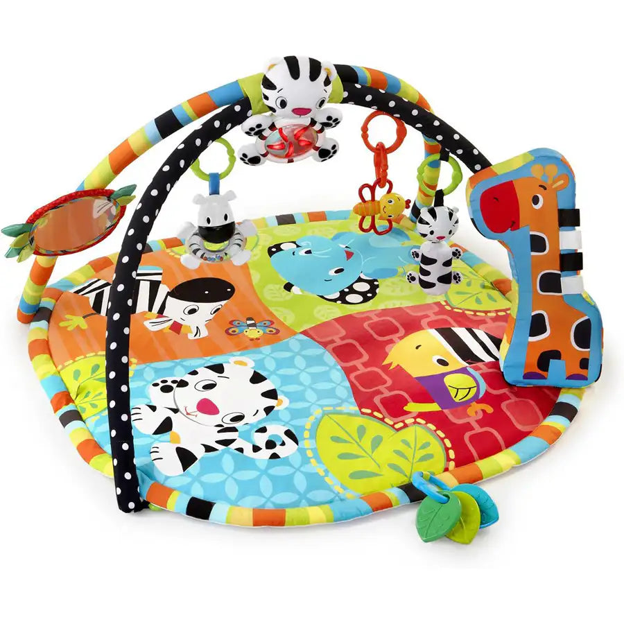 صالة الألعاب الرياضية Bright Starts Sys Spots & Stripes Safari صالة الألعاب الرياضية Bright Starts Sys Spots & Stripes Safari