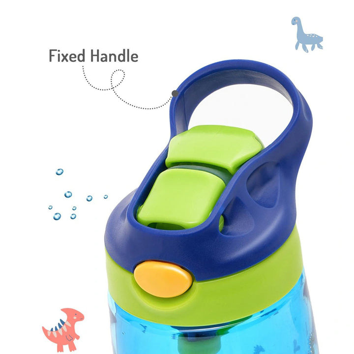 Bonfino Dinosaurs Tritan Water Bottle 480ml (Blue)