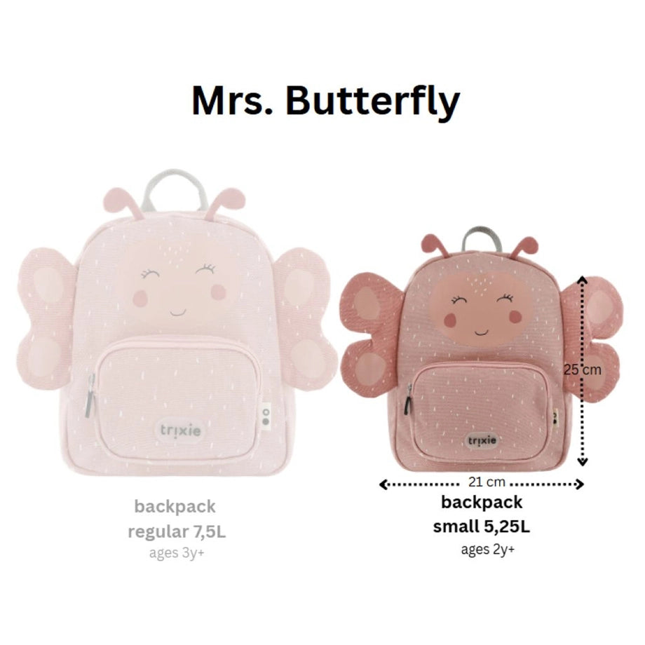 Trixie Kids Backpack Small 9.84 Inch / 25 cm (Mrs. Butterfly)