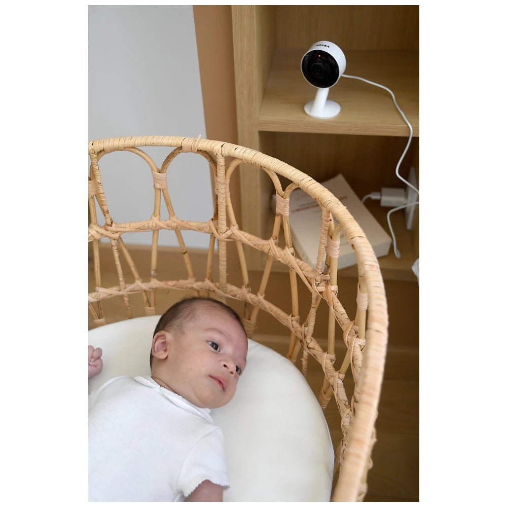 Beaba Zen Connect Mini Compact Video Baby Monitor (White)
