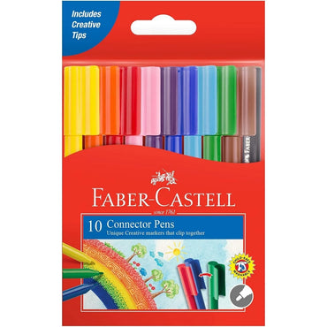 Faber-Castell - Connector Felt-tip Pen Pack of 10