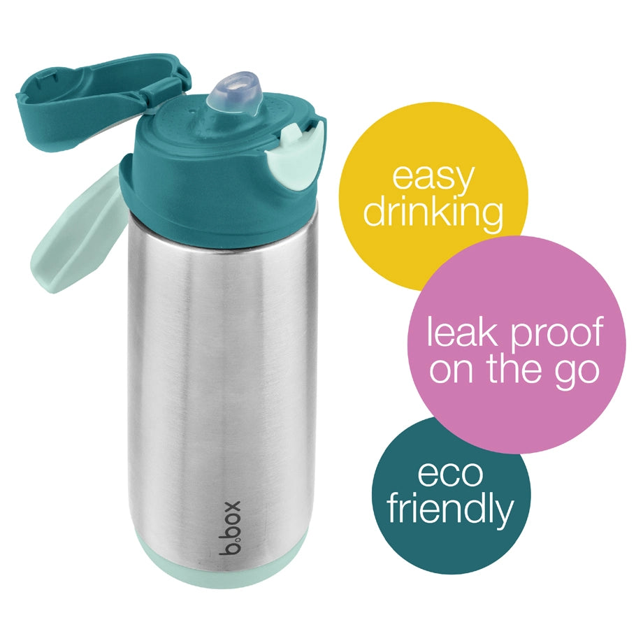 B.Box Insulated Sport Spout 500ml (Emerald Forest)