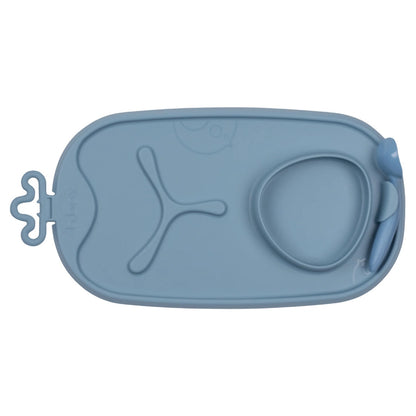B.Box Roll + Go Mealtime Mat (Lullaby Blue)