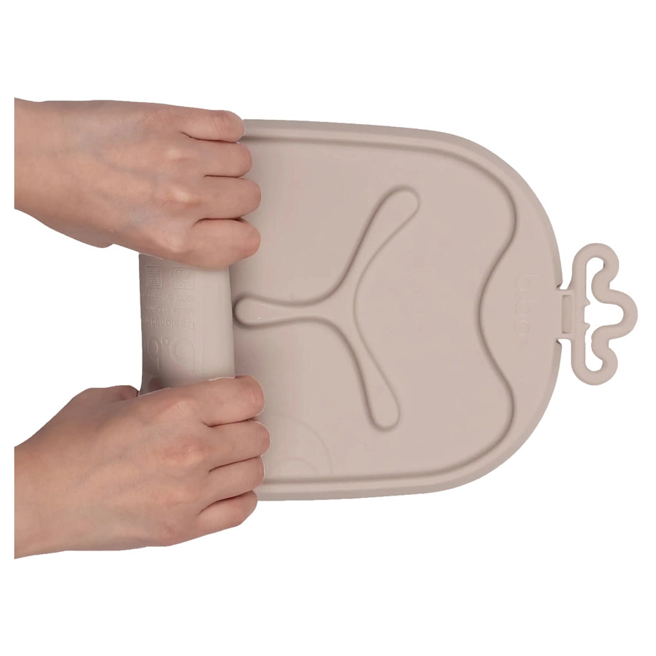 B.Box Roll + Go Mealtime Mat (Latte)