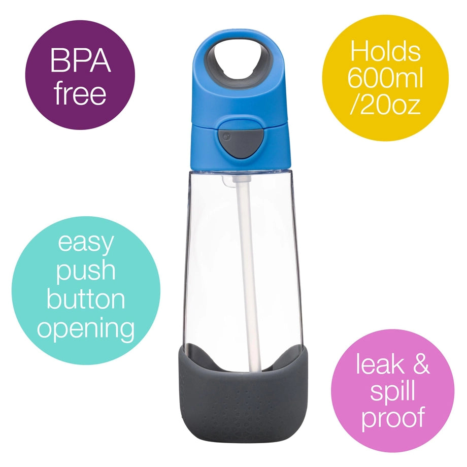 B.Box Tritan Drink Bottle 600ml (Blue Slate)