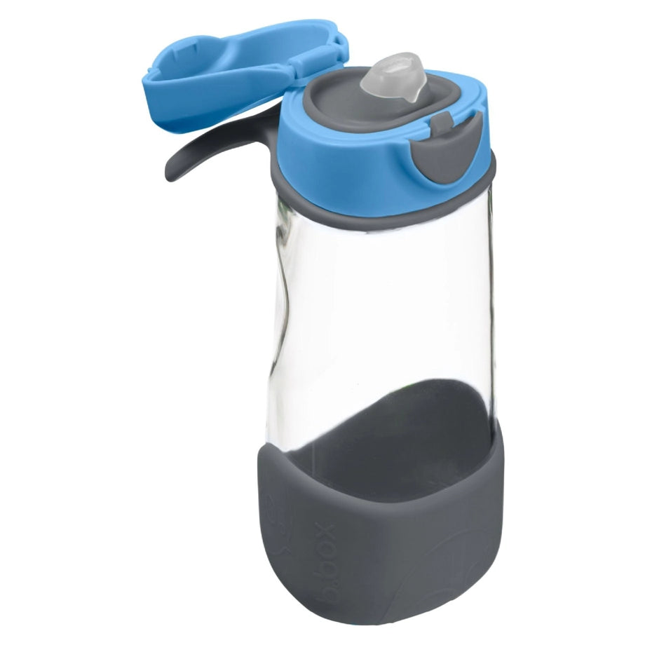 B.Box Sports Spout Bottle 450ml (Blue Slate)