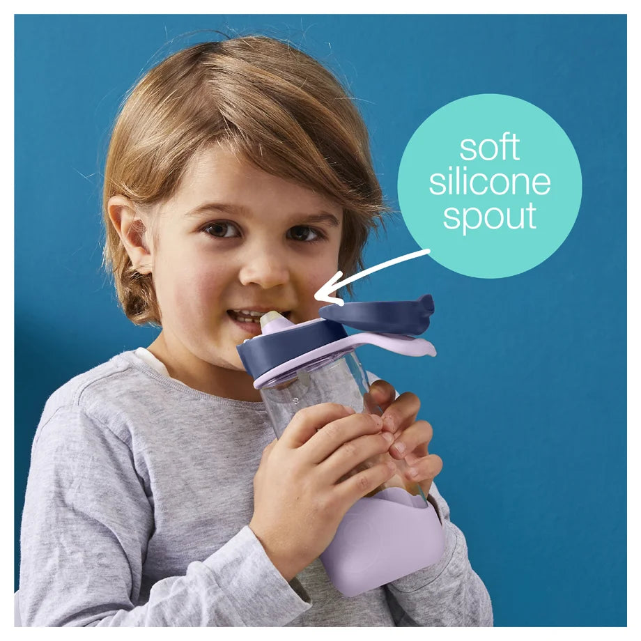 B.Box Sports Spout Bottle 450ml (Lilac Pop)