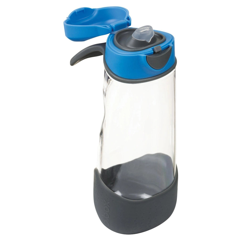B.Box Sports Spout Bottle 600ml (Blue Slate)