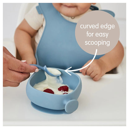 B.Box Silicone Bowl With Lid (Ocean)