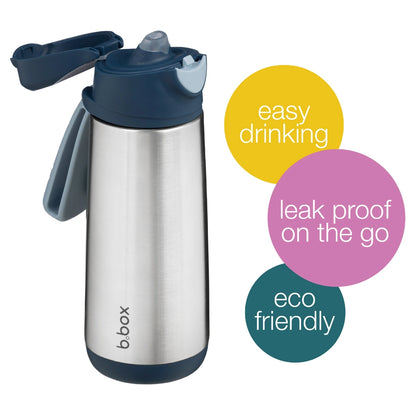 B.Box Insulated Sport Spout 500ml (Midnight)