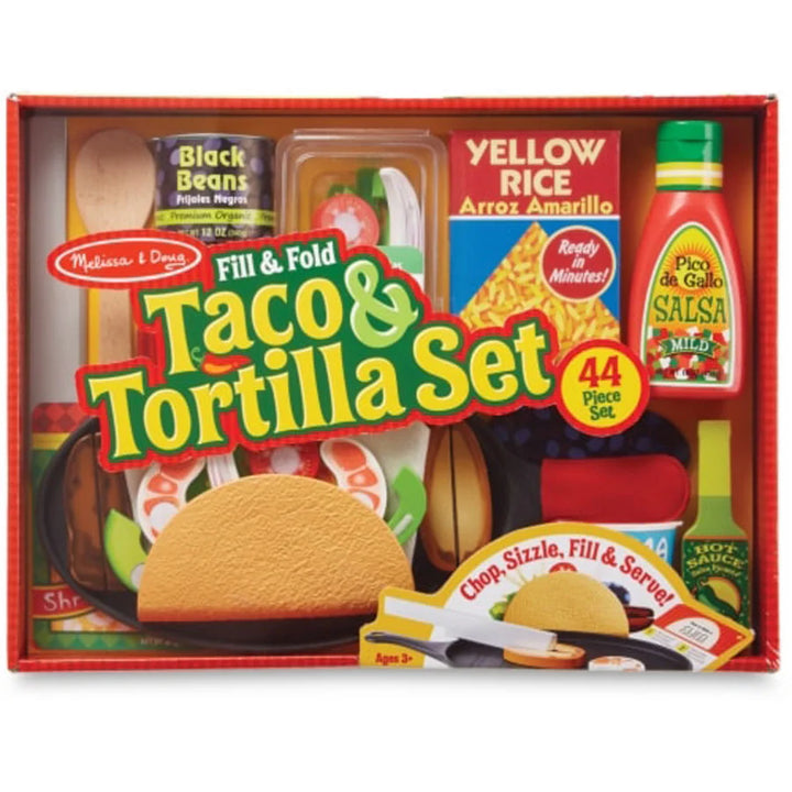 Melissa and Doug Fill & Fold Taco & Tortilla Set
