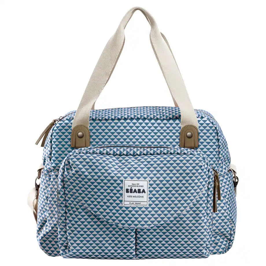 Beaba  Genevaii Diaper Changing Bag Play (Print Blue)