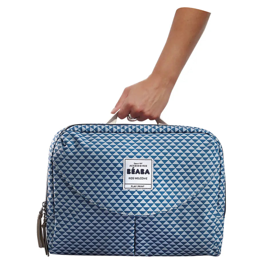 Beaba  Genevaii Diaper Changing Bag Play (Print Blue)