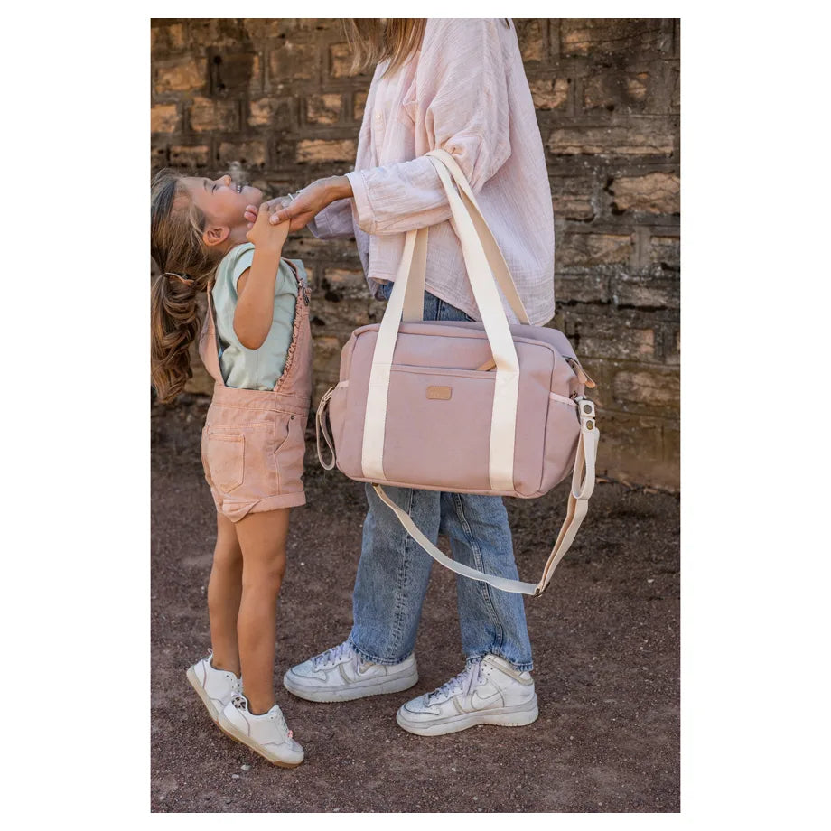 Beaba Paris Diaper Changing Bag (Dusty Pink)