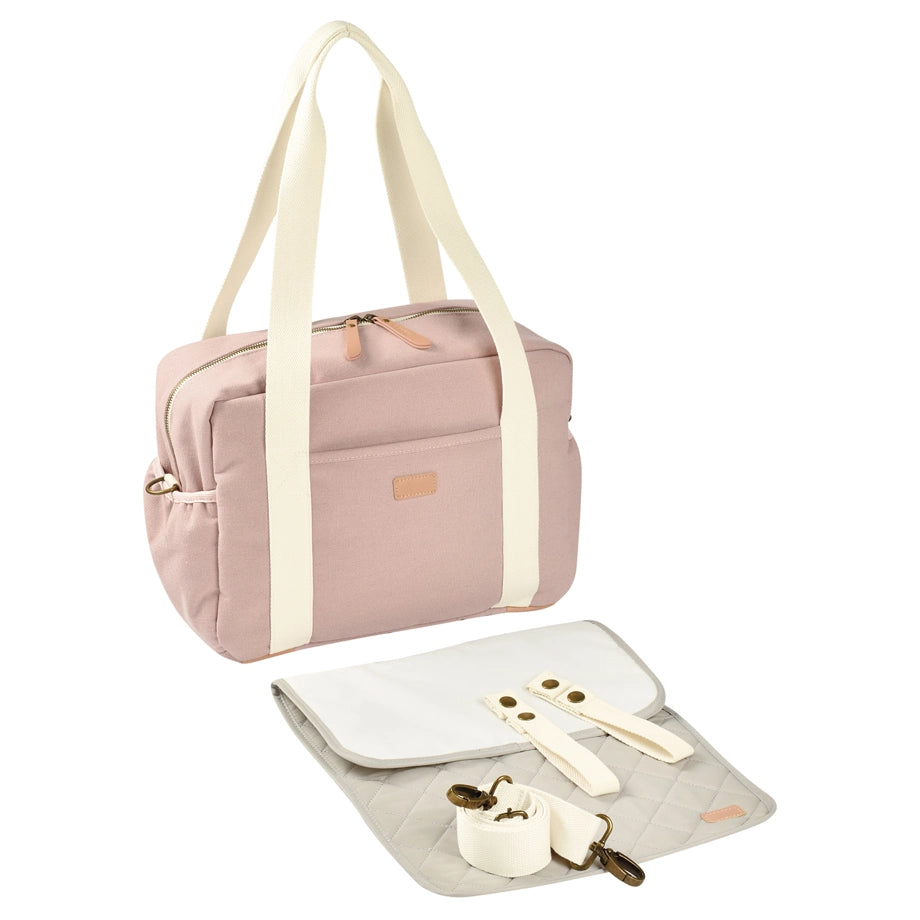 Beaba Paris Diaper Changing Bag (Dusty Pink)