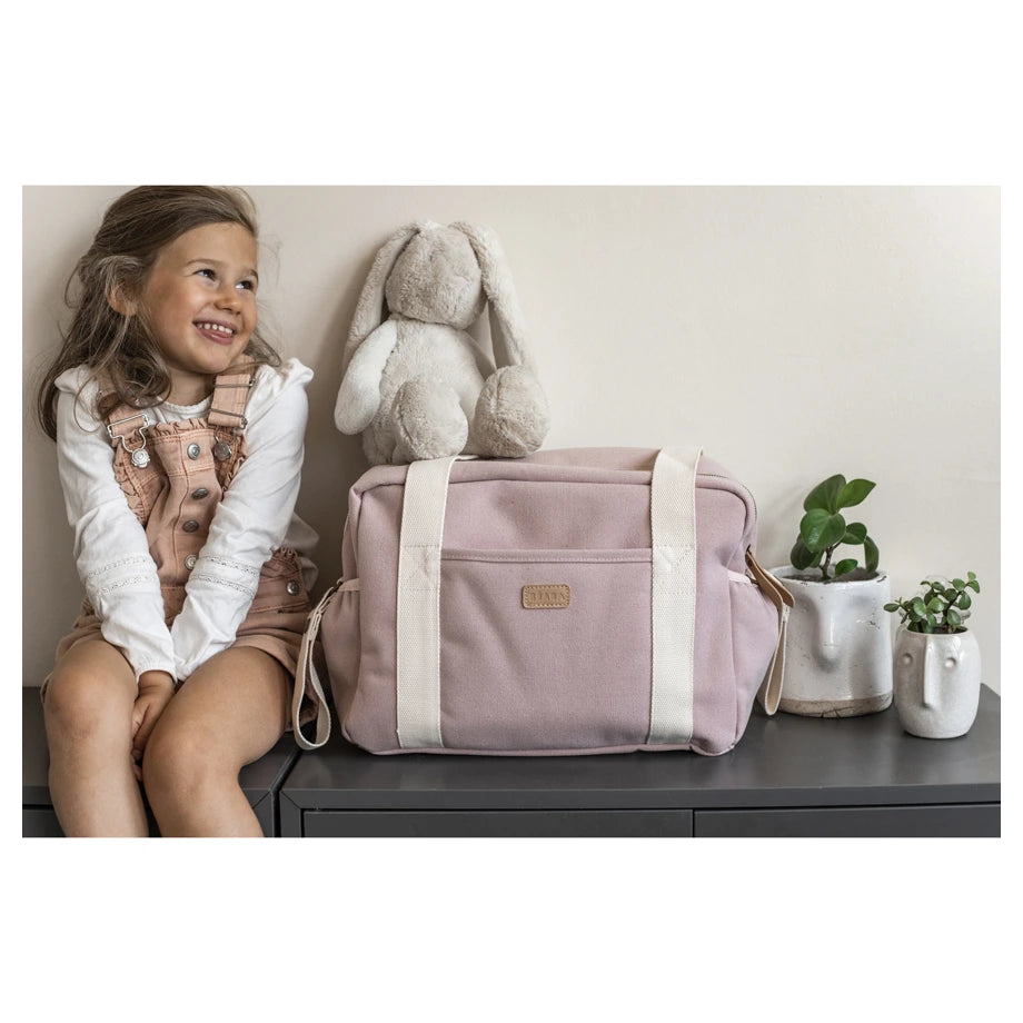 Beaba Paris Diaper Changing Bag (Dusty Pink)
